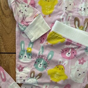 Little Sleepies 18-24 Months Easter Bunny Bunnies Bamboo Pajamas Jammies